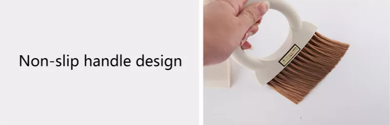 Dustpan & Brush Set in Cream