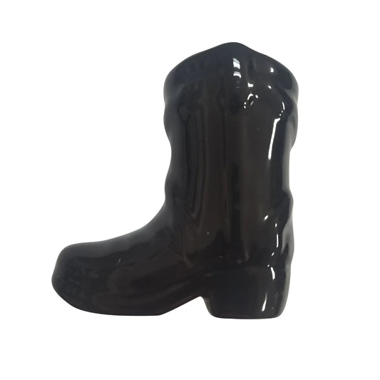Cowboy Boot Matches Holder in Black