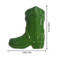 Cowboy Boot Matches Holder in Green