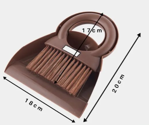 Dustpan & Brush Set in Cream