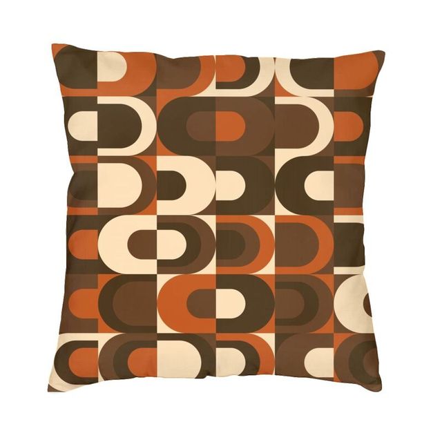 Geometric Print Pillow Case in Multi