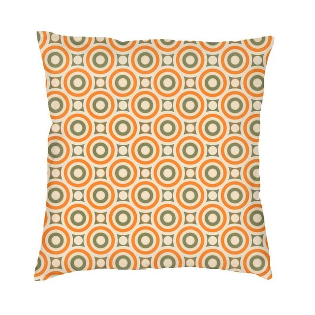 Geometric Print Pillow Case in Multi