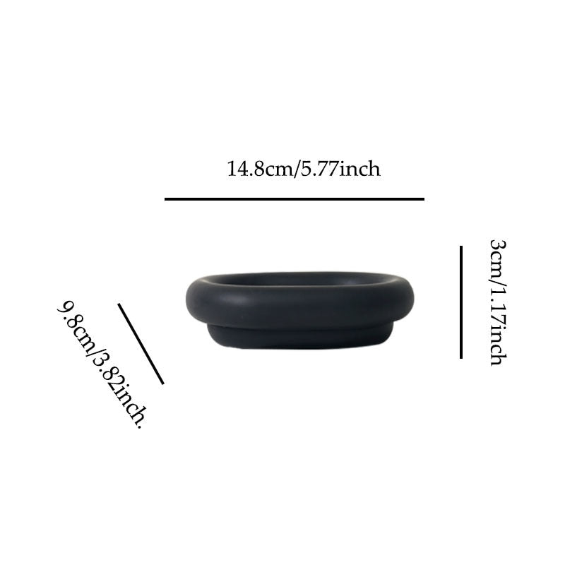 Bathroom Soap Dish in Black