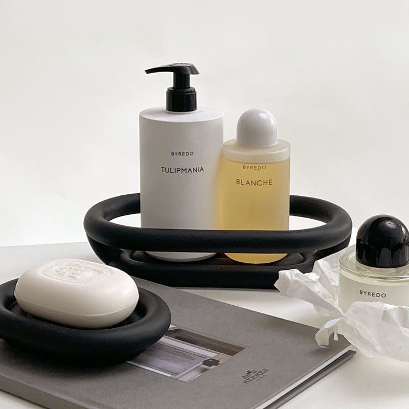 Bathroom Tray in Black
