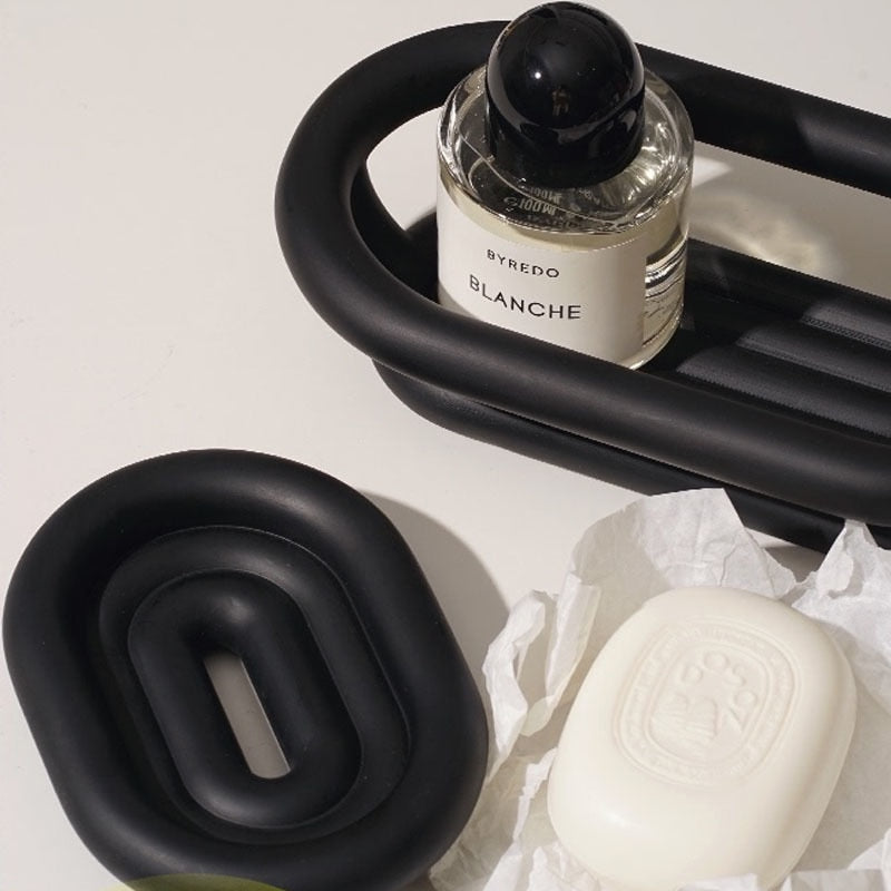 Bathroom Tray in Black