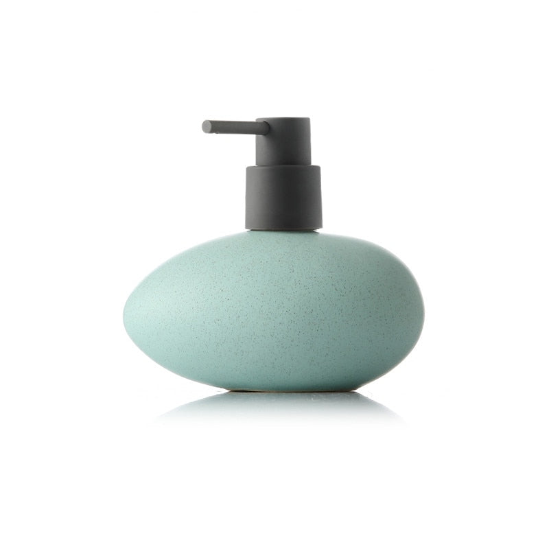 Ceramic Soap Dispenser in Duck Egg