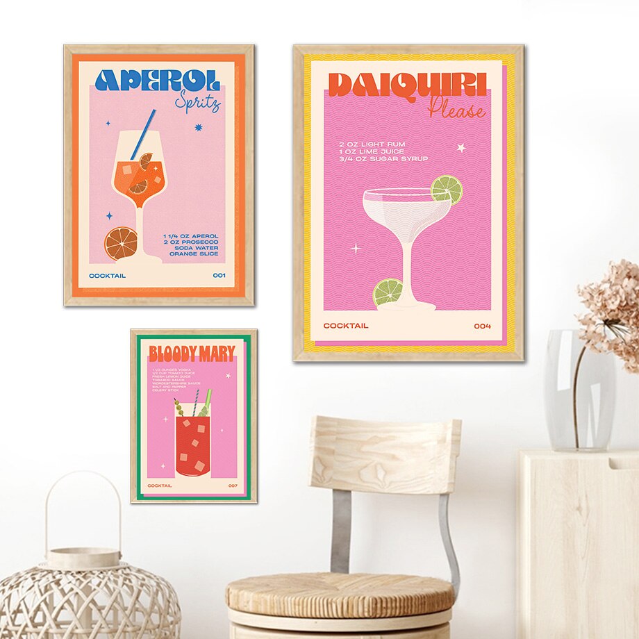 Cocktail Poster in Daiquiri