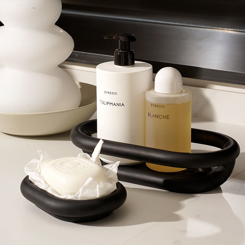 Bathroom Soap Dish in Black