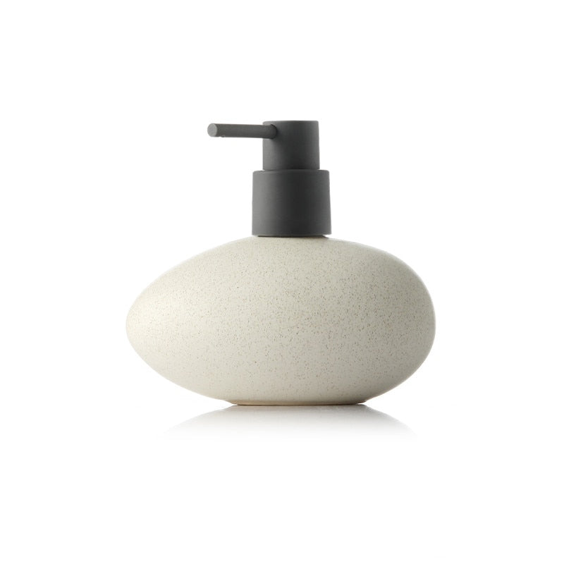 Ceramic Soap Dispenser in Cream