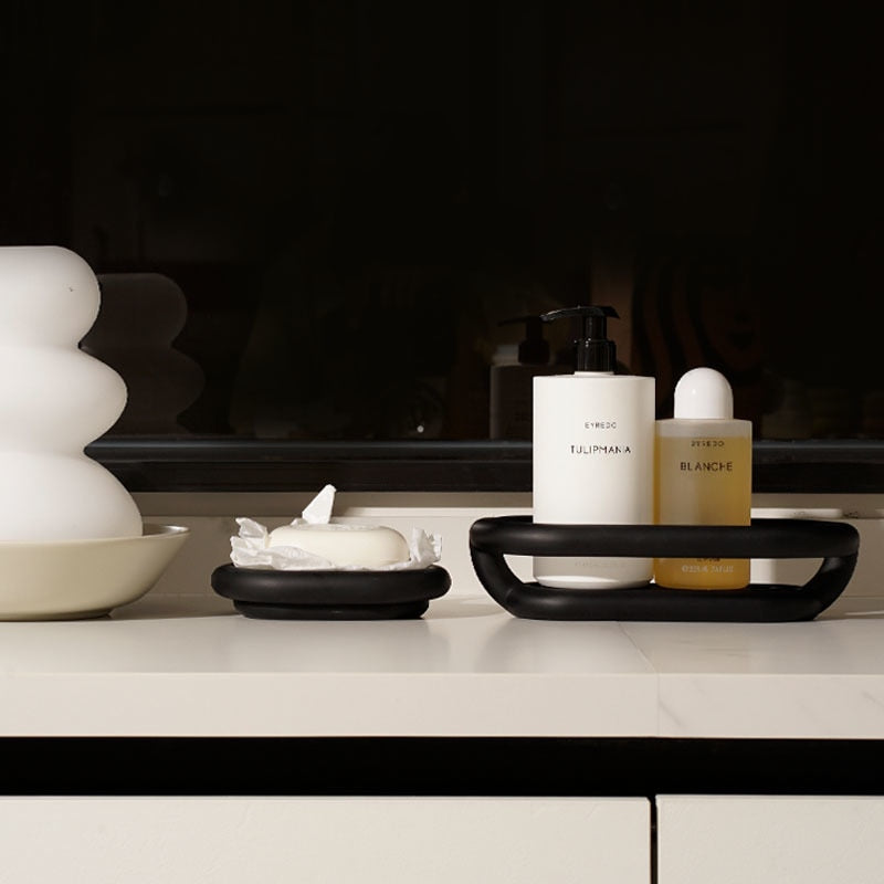 Bathroom Tray in Black