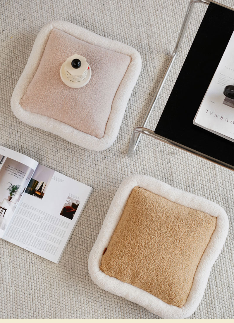 Modern Cushion in Beige Square