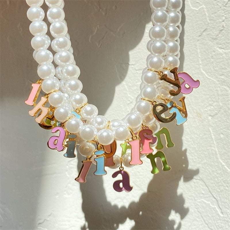 Customised Necklace with Letters