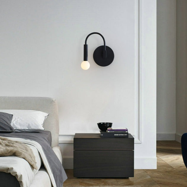 Modern LED Wall Lamp in Black