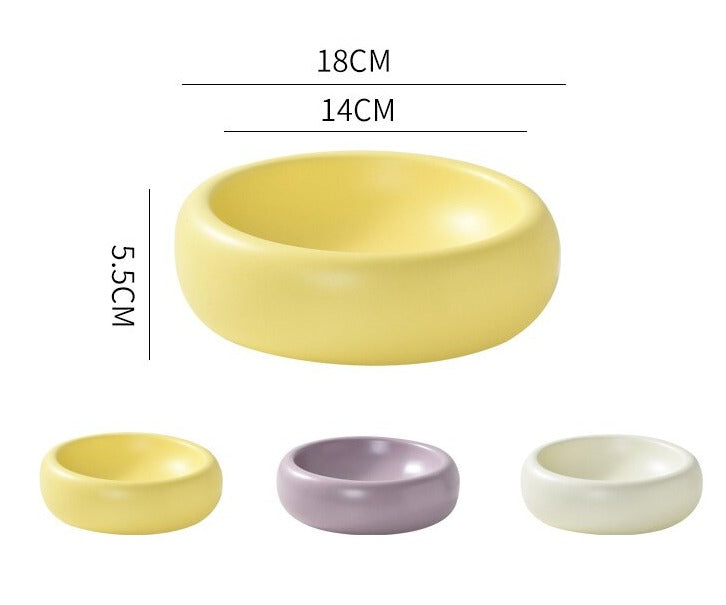 Single Pet Bowl in Yellow