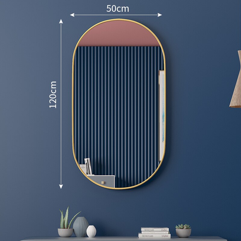 Hole-free Wall Hanging Mirror