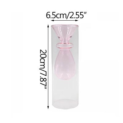 Double Layer Stained Glass Ornament in Baby Pink