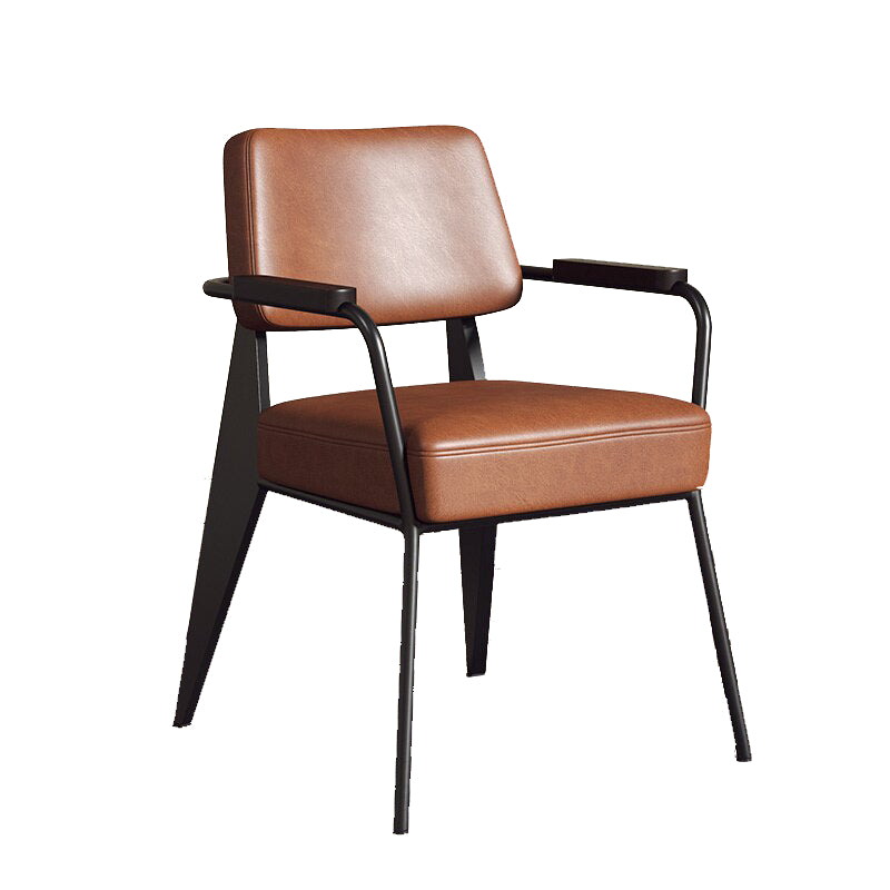 Office Chair in Brown Leather