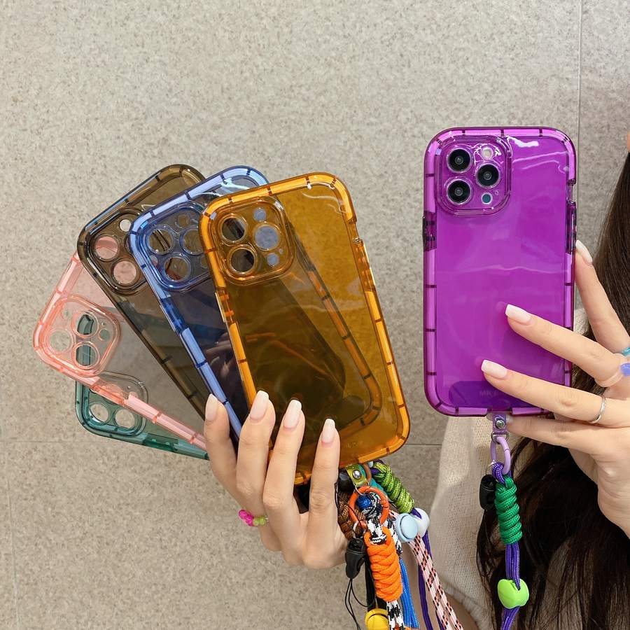 Lanyard iPhone Case in Orange