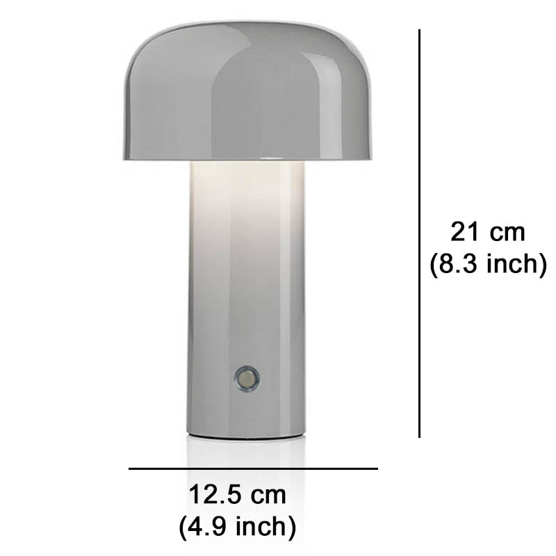 Portable Rechargeable Table Lamp in Grey