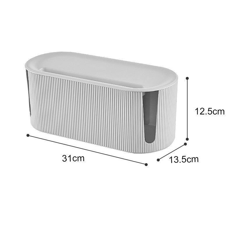 Cable Storage Organizer in White