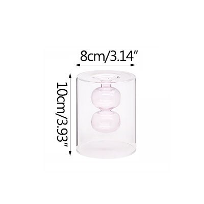 Double Layer Stained Glass Ornament in Clear