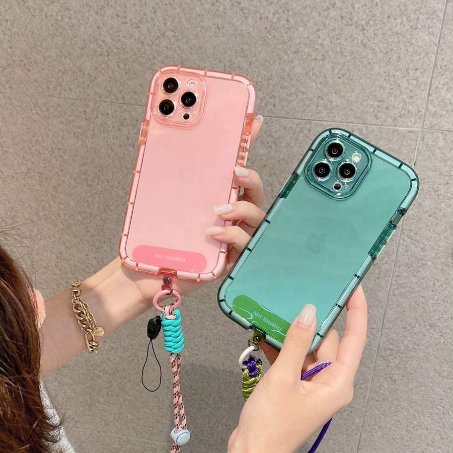 Lanyard iPhone Case in Pink