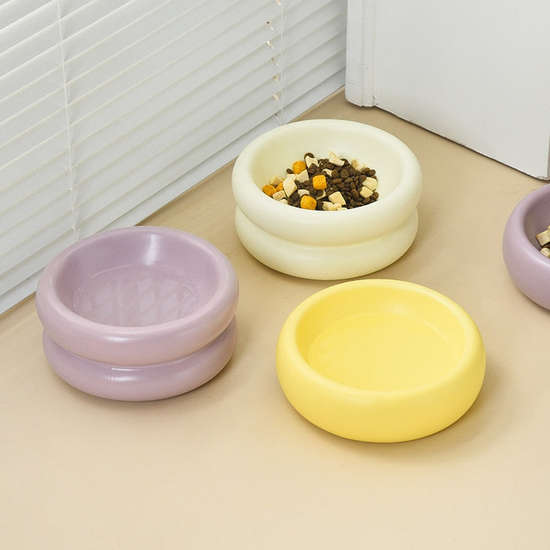 Single Pet Bowl in Yellow