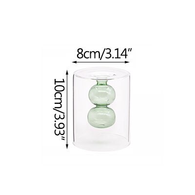 Double Layer Stained Glass Ornament in Sage
