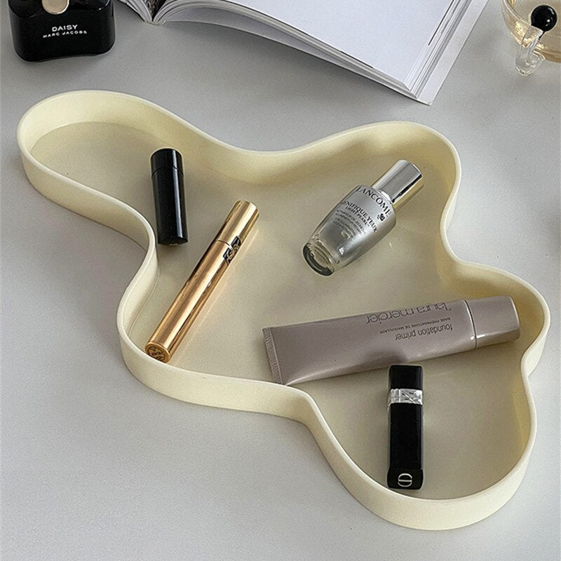 Irregular Tray in Pale Yellow