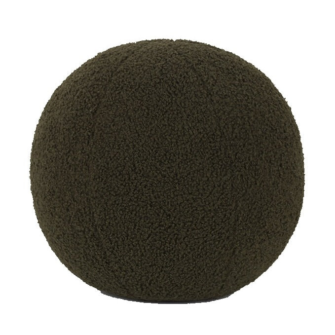 Ball Shaped Plush Cushion in Green