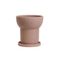 Cement Flower Pot with Tray