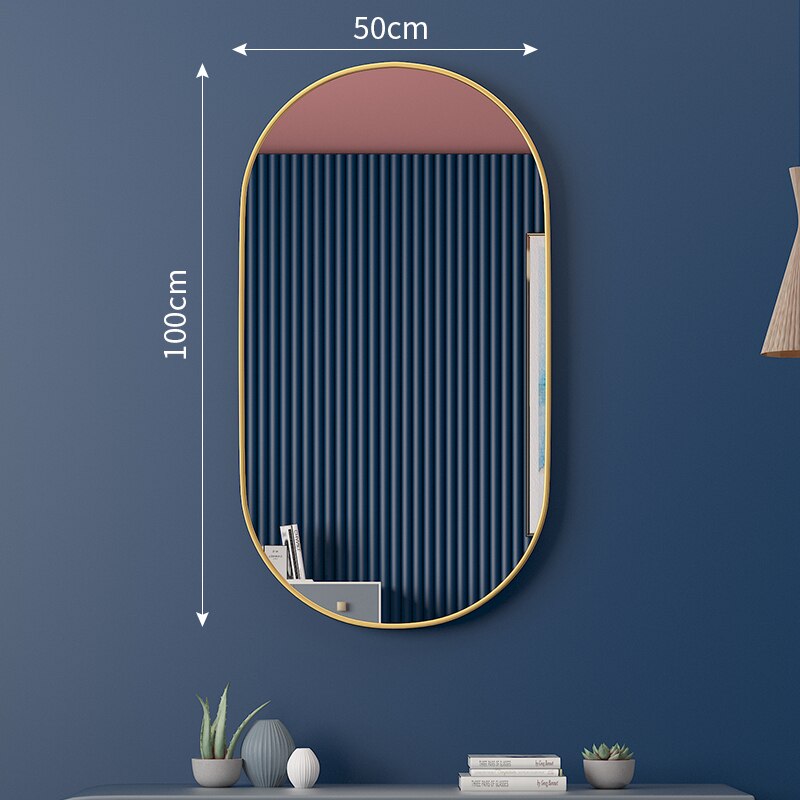Hole-free Wall Hanging Mirror