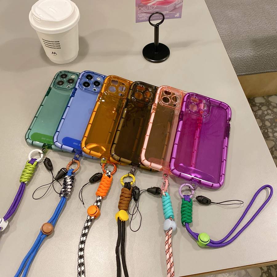 Lanyard iPhone Case in Purple