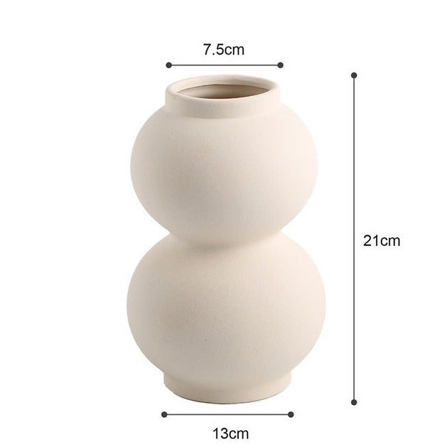 Minimalist Ceramic Vase in Bubble