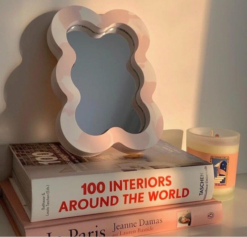 Glass Mirror Tray