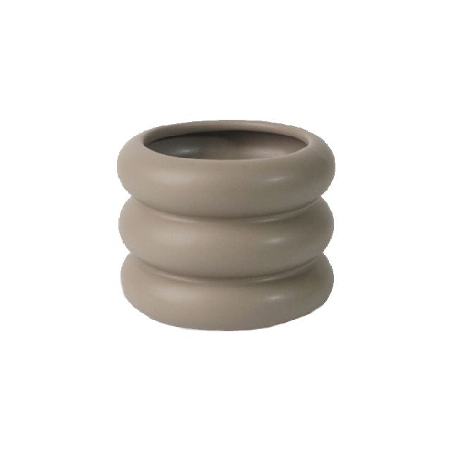 Small Ceramic Plant Pot in Grey