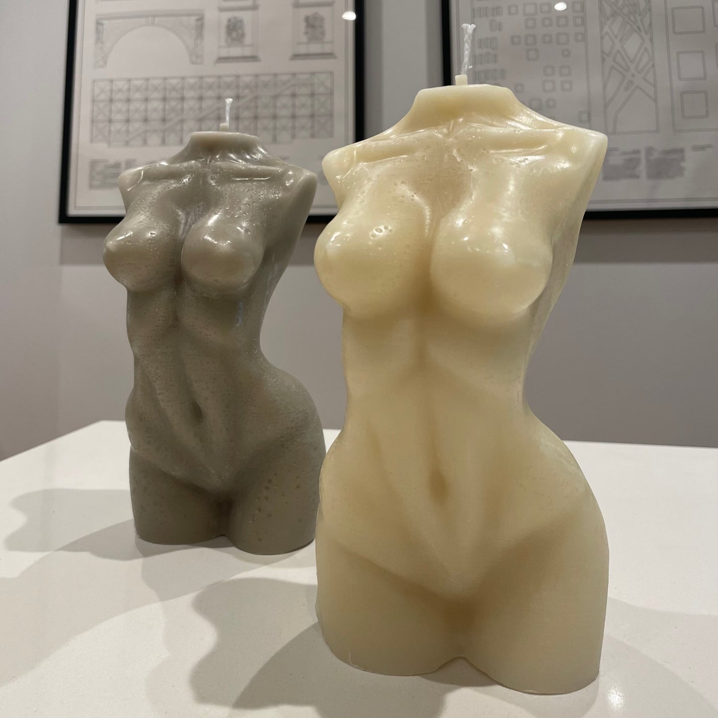 Large Woman Body Candle