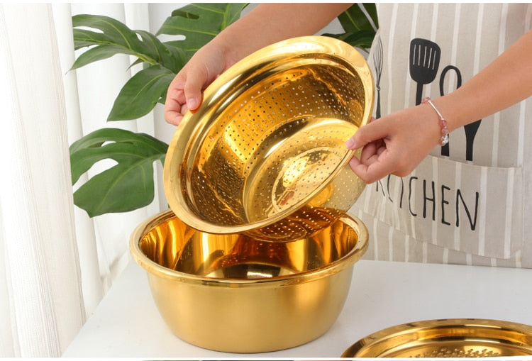 Stainless Steel Strainer & Grater Set