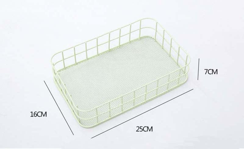 Rectangle Metal Storage Basket