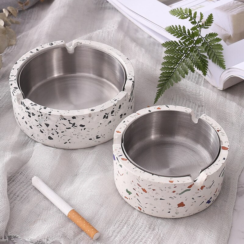 Terrazzo Concrete Ashtray