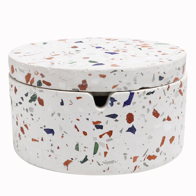 Terrazzo Concrete Ashtray
