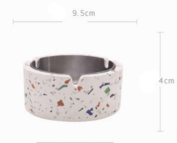 Terrazzo Concrete Ashtray