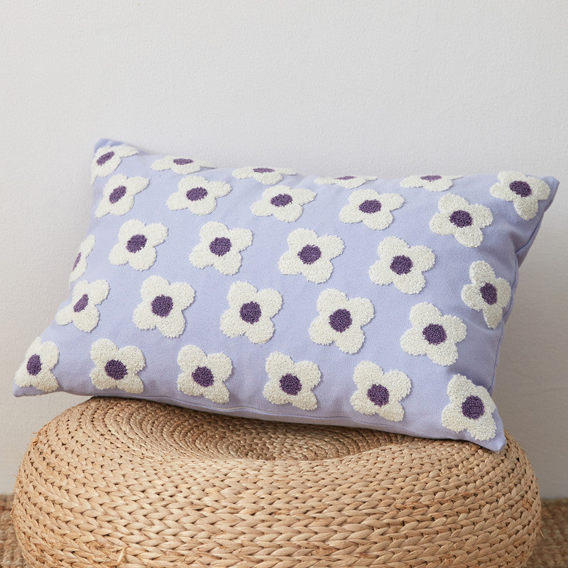 Flower Pillow Case in Lavender