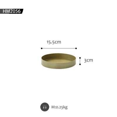 Gold Metal Storage Trays