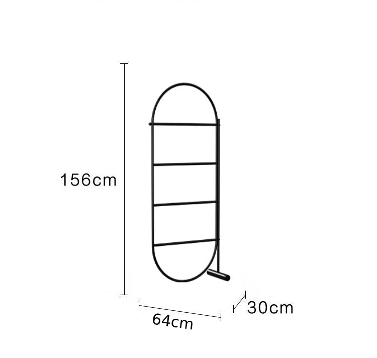 Bathroom Towel Rack in Black