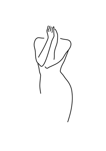 Minimalist Abstract Picture in Silouhette
