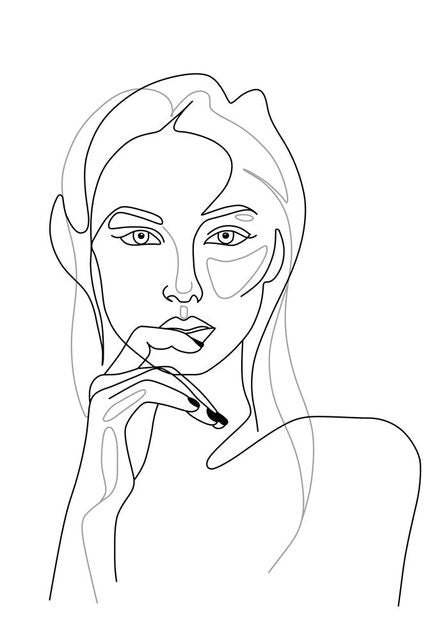 Minimalist Abstract Picture in Thinking