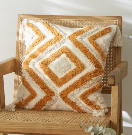 Embroidered Pillow Cover