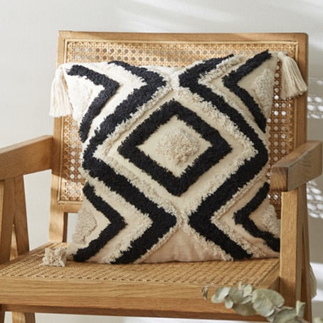 Embroidered Pillow Cover