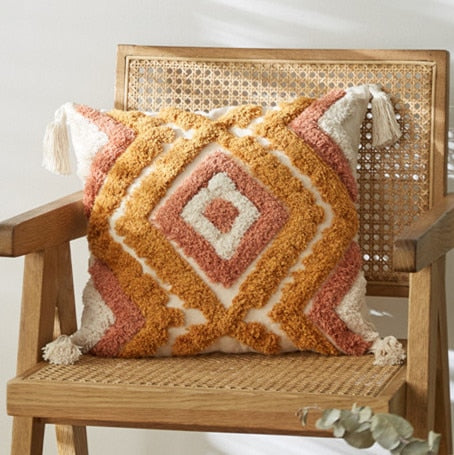 Embroidered Pillow Cover